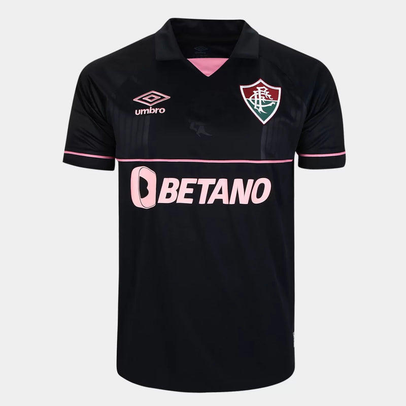 Camisa Fluminense Goleiro 2023/24 Preta - Modelo Torcedor