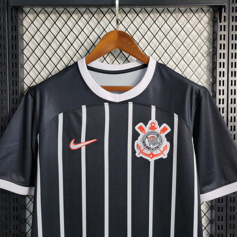 Camisa Corinthians ll 2023/24 Preta - Modelo Torcedor