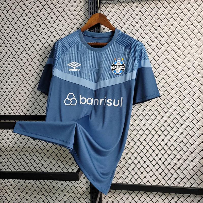 Camisa Grêmio Treino 2023/24 Azul  - Modelo Torcedor