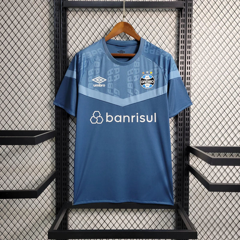 Camisa Grêmio Treino 2023/24 Azul  - Modelo Torcedor