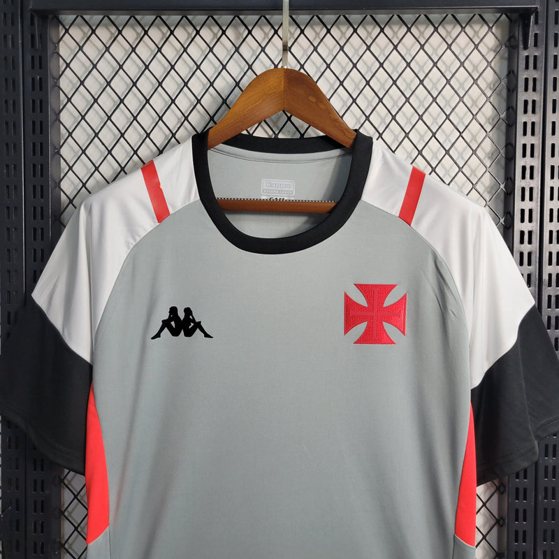 Camisa Vasco da Gama Treino 2023/24 Cinza - Modelo Torcedor