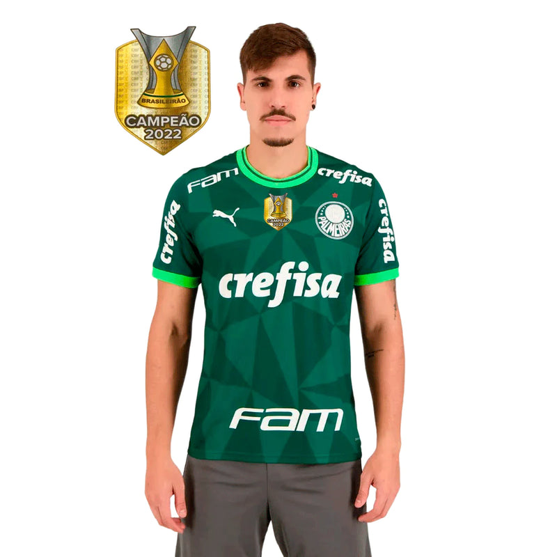 Camisa Palmeiras c/ Patrocínios l 2023/24 Verde - Modelo Torcedor