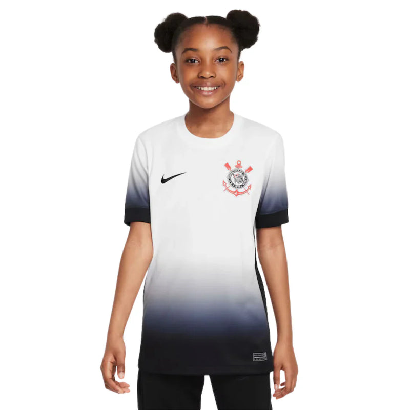 Conjunto Infantil Corinthians l 2024/25 Branco - Modelo Torcedor