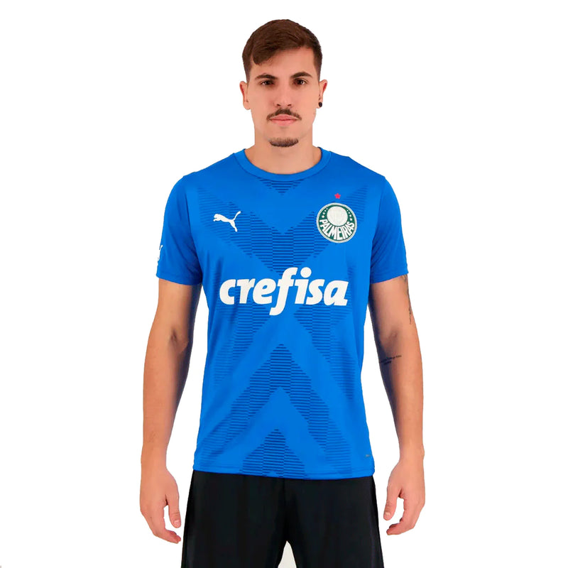 Camisa Palmeiras Goleiro 2023/24 Azul - Modelo Torcedor