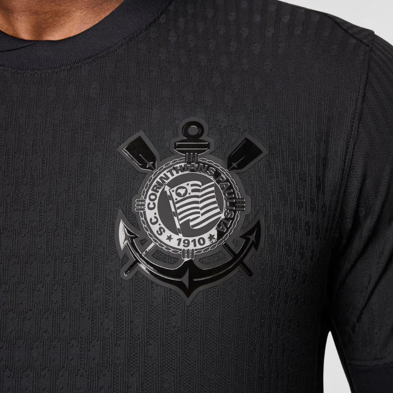 Camisa Corinthians ll 2024/25 Preta - Versão Jogador