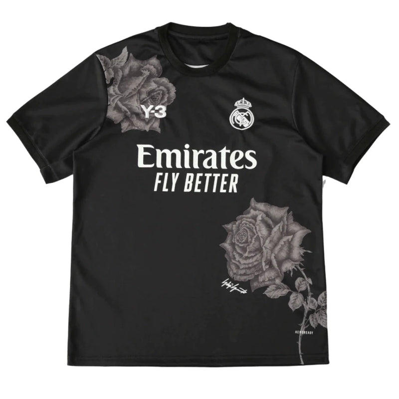 Camisa Real Madrid Goleiro Y-3 lV 2024/25 Preta - Modelo Torcedor