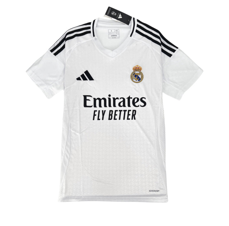 Camisa Real Madrid l 2024/25 Branca - Modelo Torcedor