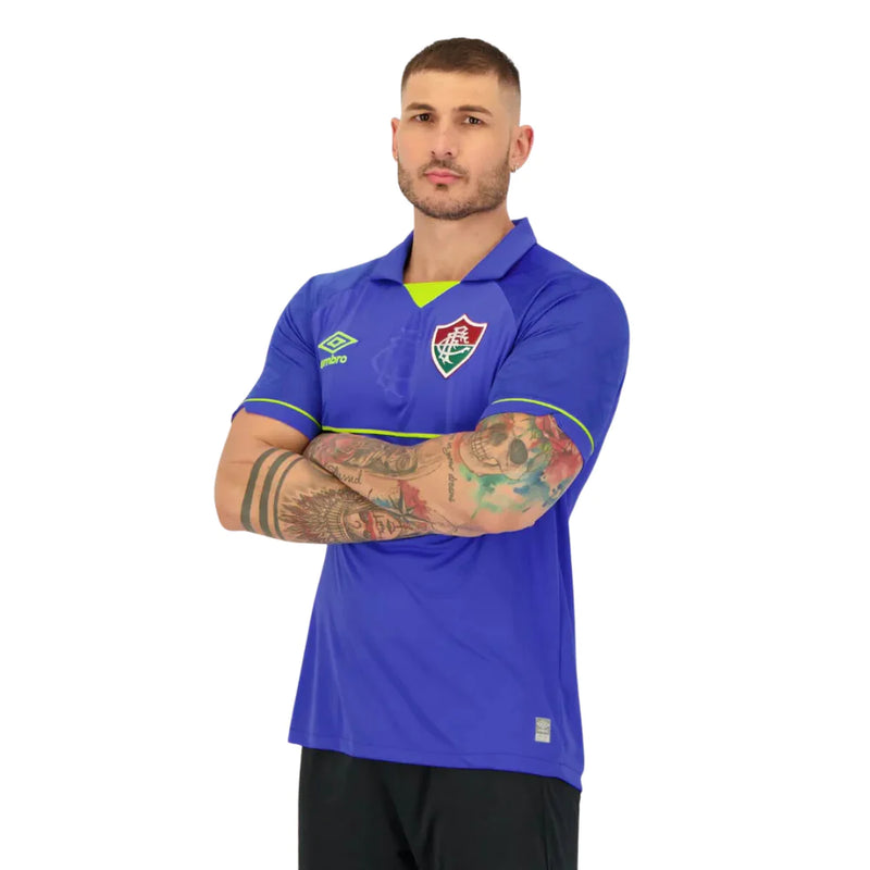 Camisa Fluminense Goleiro 2023/24 Azul - Modelo Torcedor