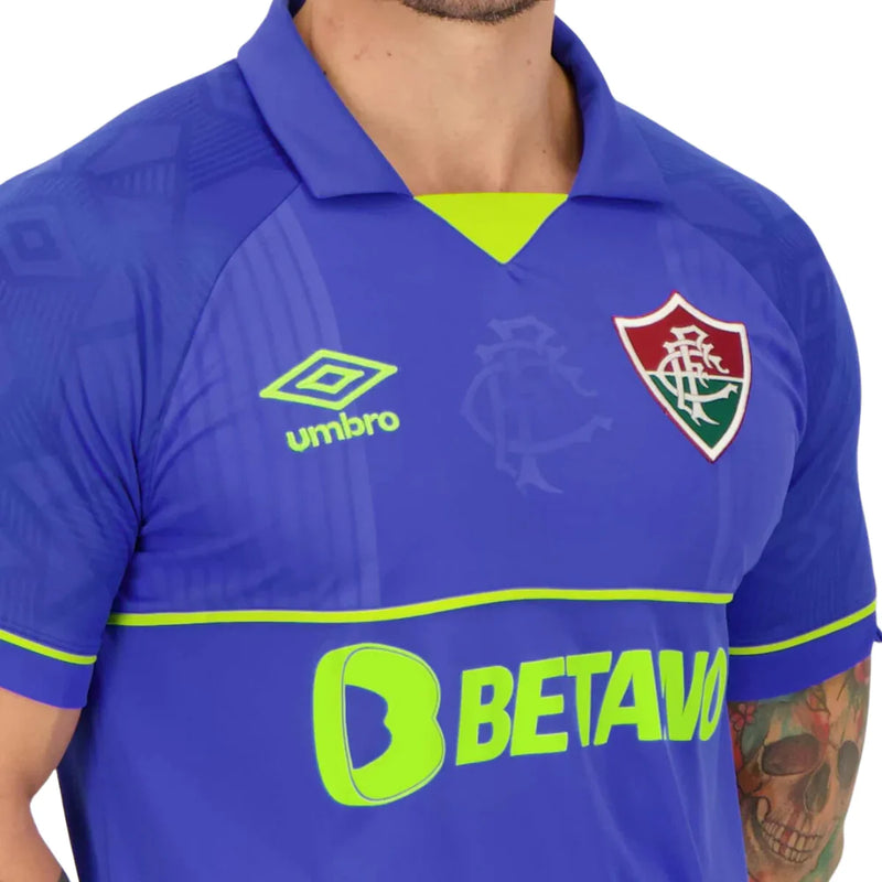 Camisa Fluminense Goleiro 2023/24 Azul - Modelo Torcedor