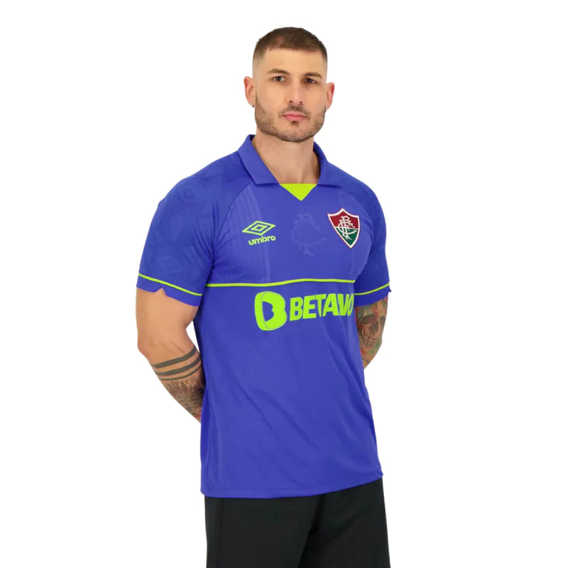 Camisa Fluminense Goleiro 2023/24 Azul - Modelo Torcedor