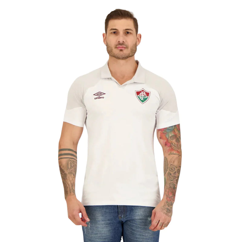 Camisa Fluminense Comissão 2023/24 Branca - Modelo Torcedor