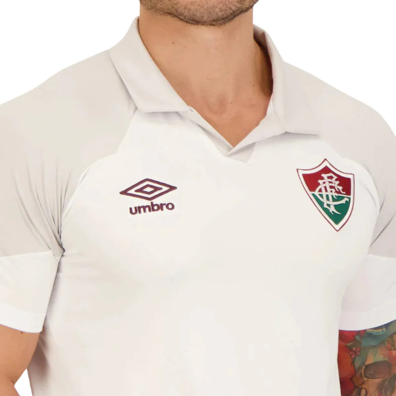 Camisa Fluminense Comissão 2023/24 Branca - Modelo Torcedor