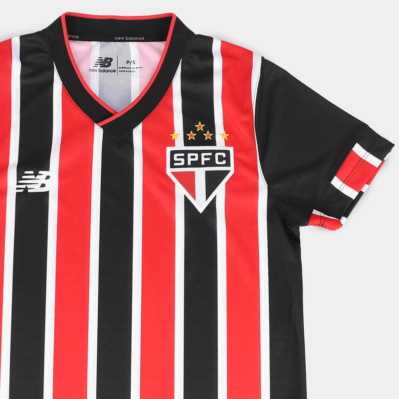 Camisa Feminina São Paulo ll 2024/25 Tricolor - Modelo Baby Look