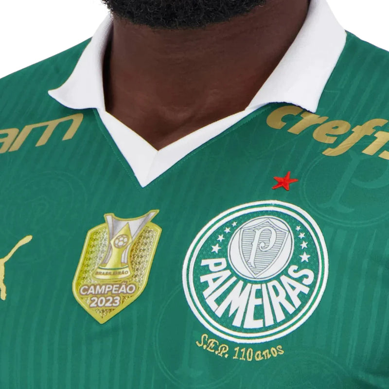 Camisa Palmeiras c/ Patrocínios l 2024/25 Verde - Modelo Torcedor