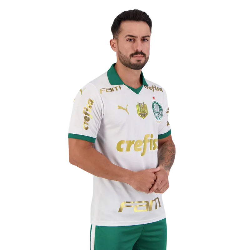 Camisa Palmeiras c/ Patrocínios ll 2024/25 Branca - Modelo Torcedor