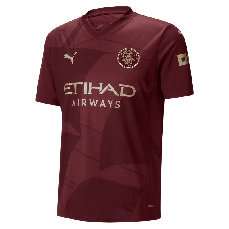 Camisa Manchester City ll 2024/25 Vinho - Modelo Torcedor