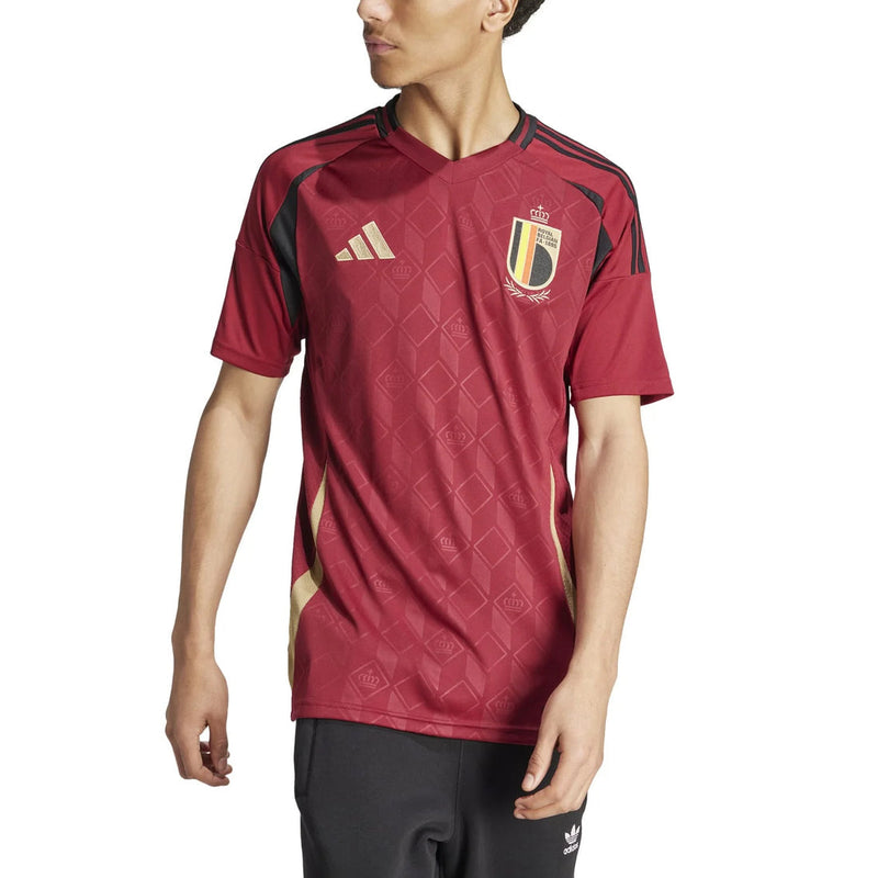 Camisa Seleção Bélgica l 2024/25 Bordô - Modelo Torcedor