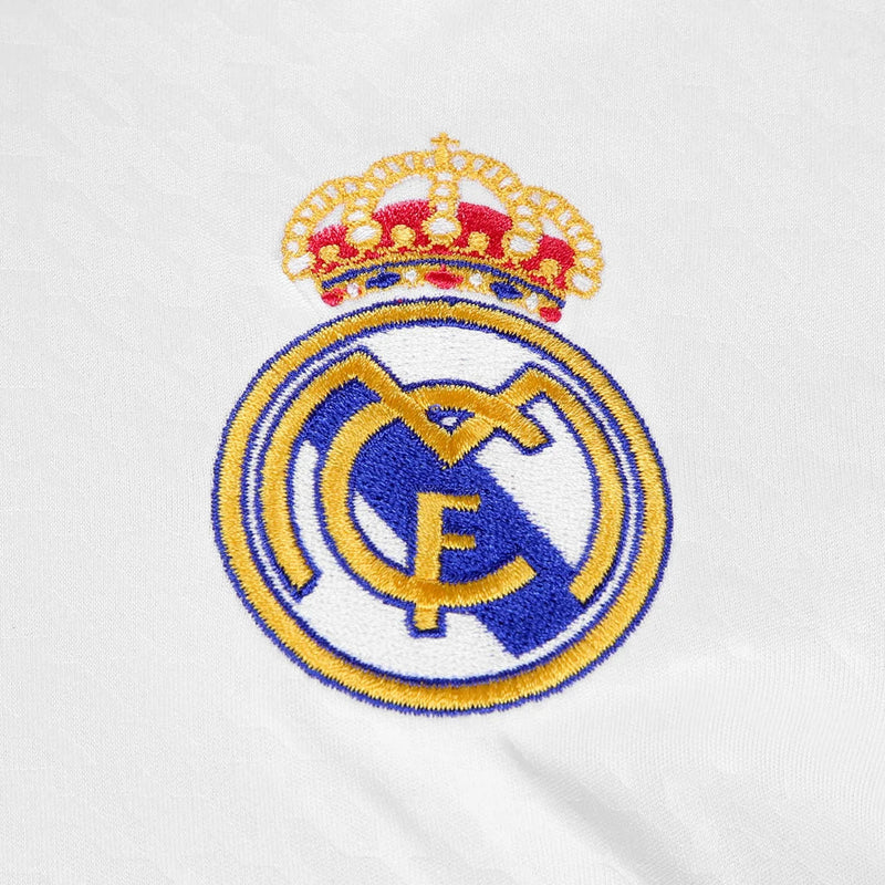 Camisa Manga Longa Real Madrid l 2024/25 Branca - Modelo Torcedor