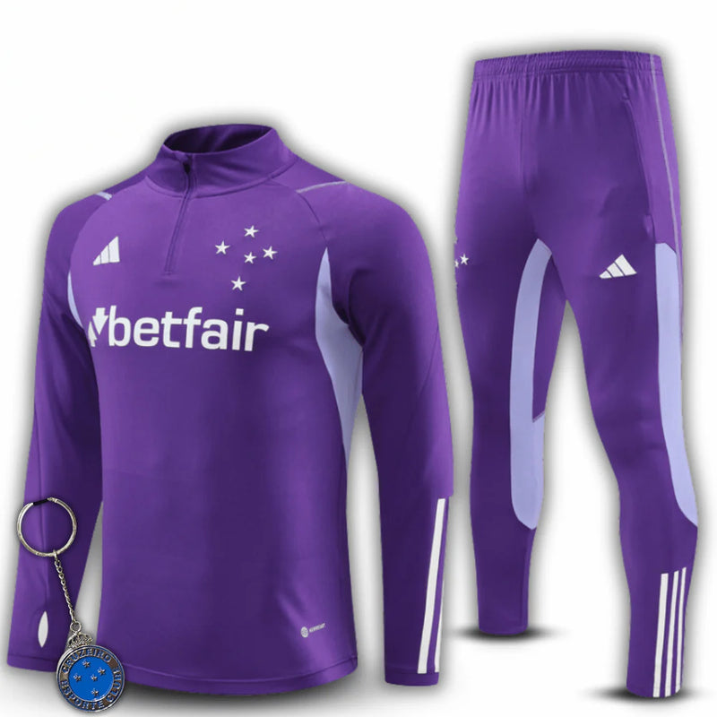 Conjunto de Frio Cruzeiro 2023/24 Roxo - Treino