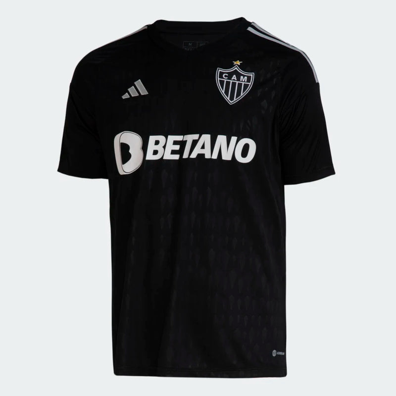 Camisa Atlético Mineiro Goleiro 2023/24 Preta - Modelo Torcedor