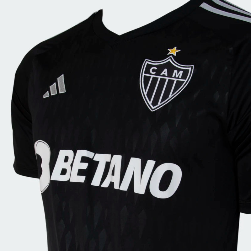 Camisa Atlético Mineiro Goleiro 2023/24 Preta - Modelo Torcedor