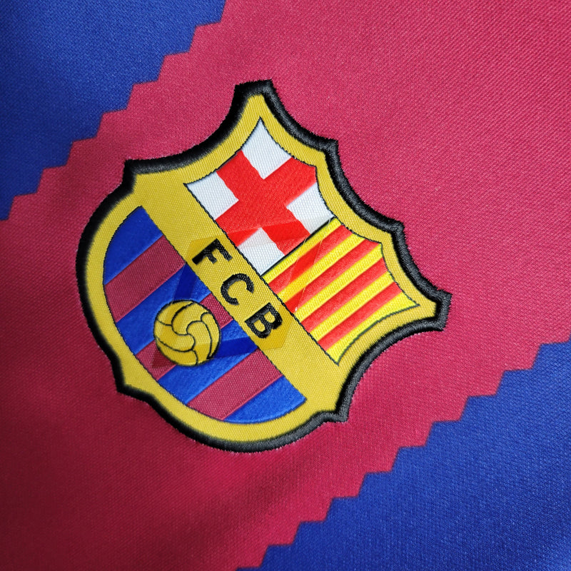 Camisa Barcelona l 2023/24 Grená - Modelo Torcedor