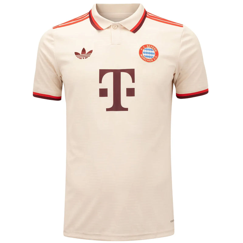 Camisa Bayern de Munique lll 2024/25 Bege - Modelo Torcedor