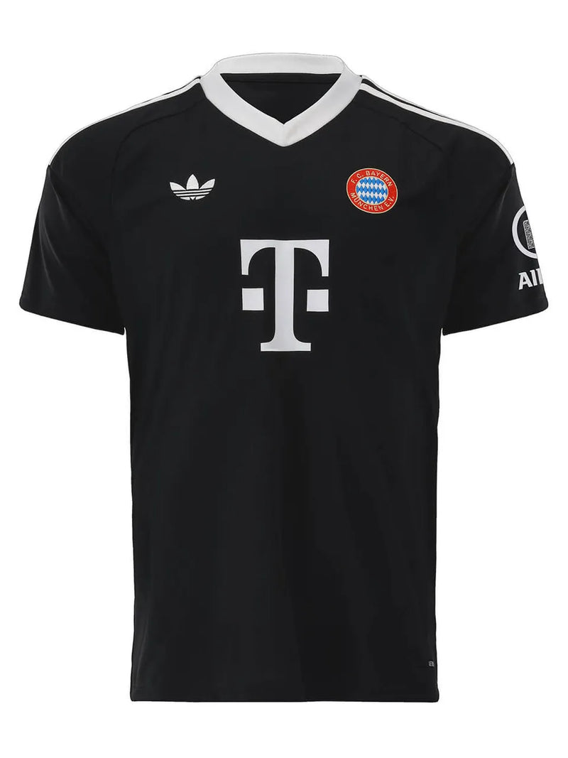 Camisa Bayern de Munique Goleiro 2024/25 Preta - Modelo Torcedor