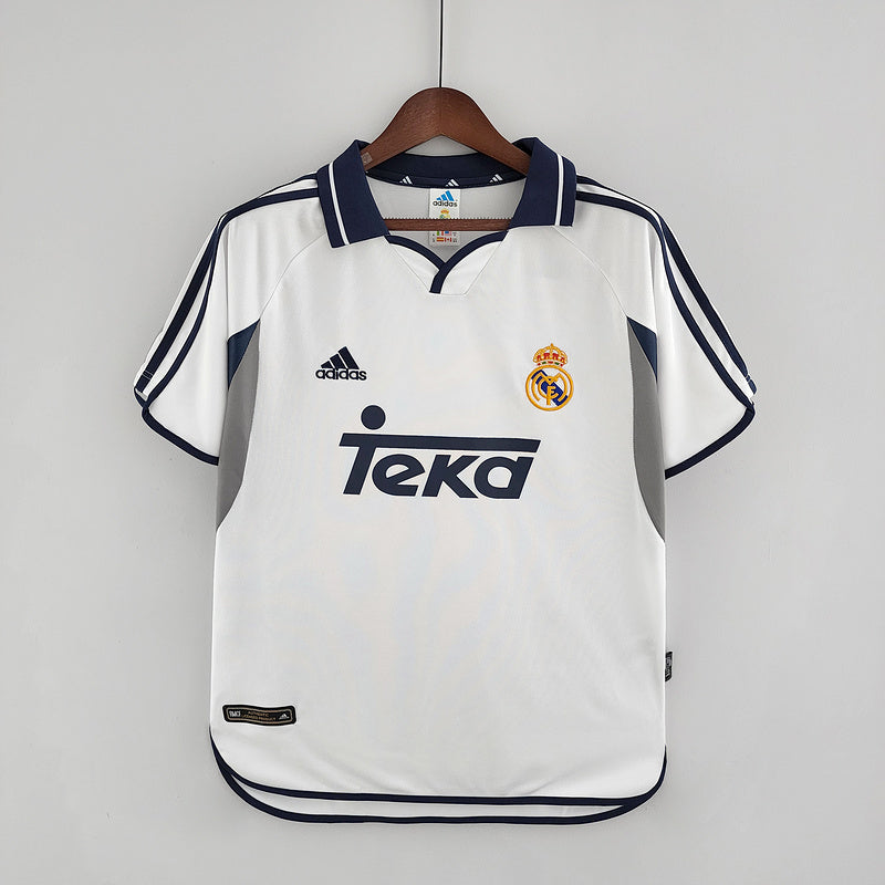 Camisa Retrô Real Madrid 2000/01 Home