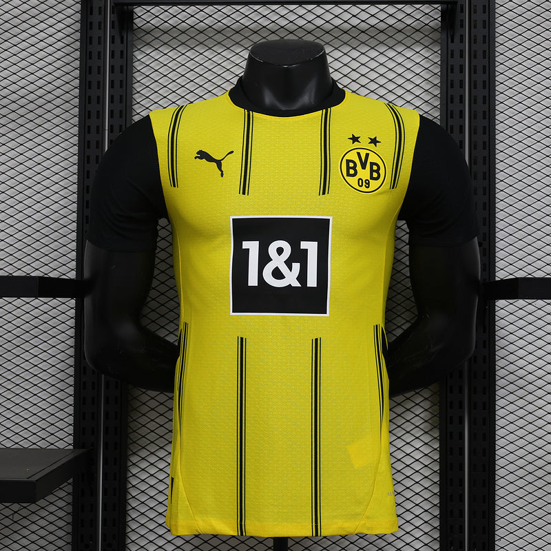 Camisa Borussia Dortmund l 2024/25 Amarela e Preta - Modelo Jogador