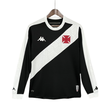 Camisa Manga Longa Vasco da Gama l 2024/25 Preta - Modelo Torcedor