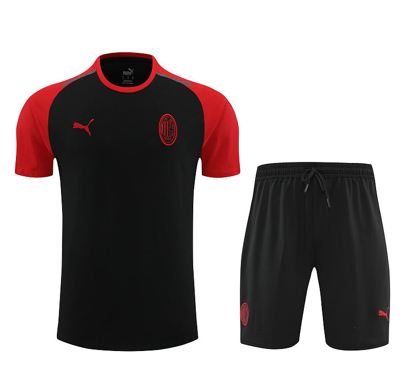 Conjunto Milan Treino 100% Algodão - Modelo Torcedor