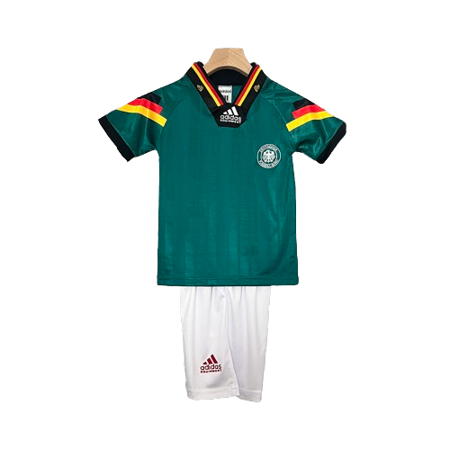 Conjunto Retrô Infantil Seleção Alemanha ll 1992 - Modelo Torcedor