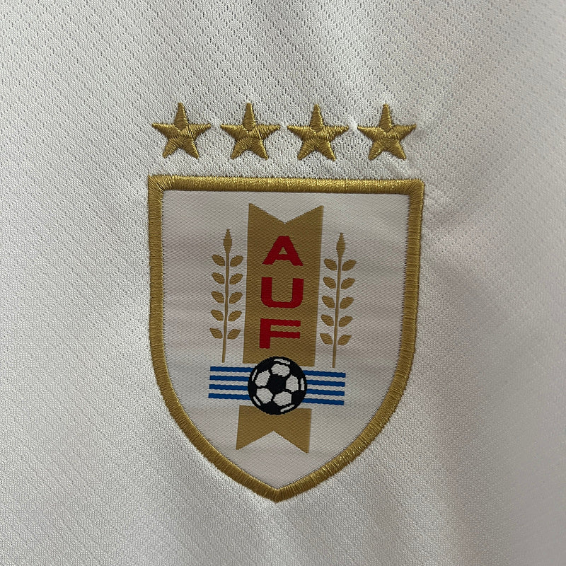 Camisa Seleção Uruguai ll 2024 Branca - Modelo Torcedor