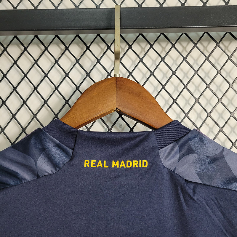 Conjunto Infantil Real Madrid ll 2023/24 Preto - Modelo Torcedor