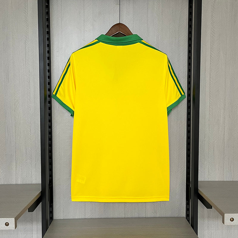 Camisa Retrô Seleção Brasil 1977 Home