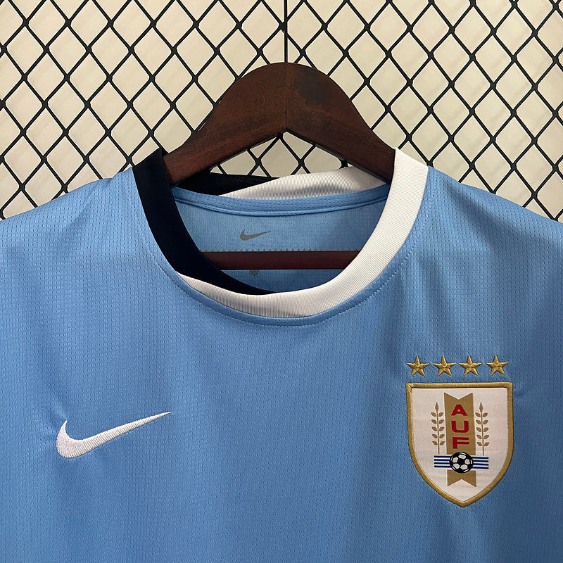 Camisa Seleção Uruguai l 2024 Azul - Modelo Torcedor