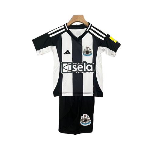 Conjunto Infantil Newcastle l 2024/25 Listrado - Modelo Torcedor