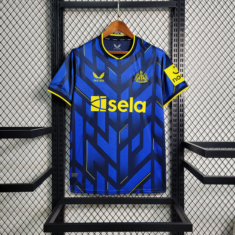 Camisa Newcastle lll 2023/24 Azul - Modelo Torcedor