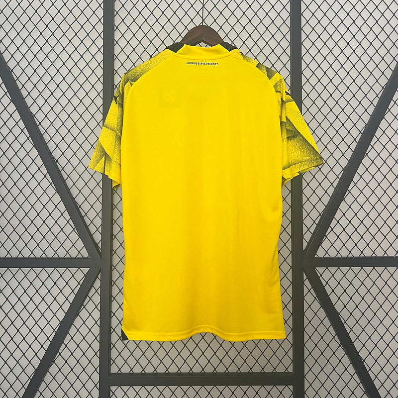 Camisa Borussia Dortmund lll 2023/24 Amarela e Preta - Modelo Torcedor