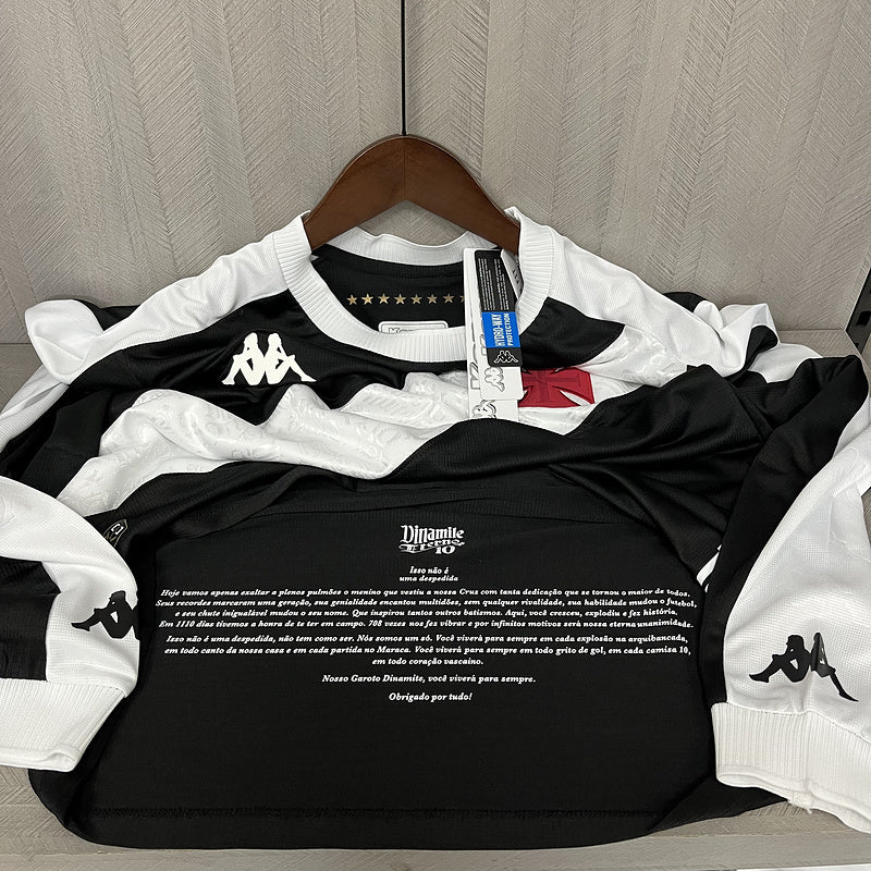 Camisa Manga Longa Vasco da Gama l 2024/25 Preta - Modelo Torcedor