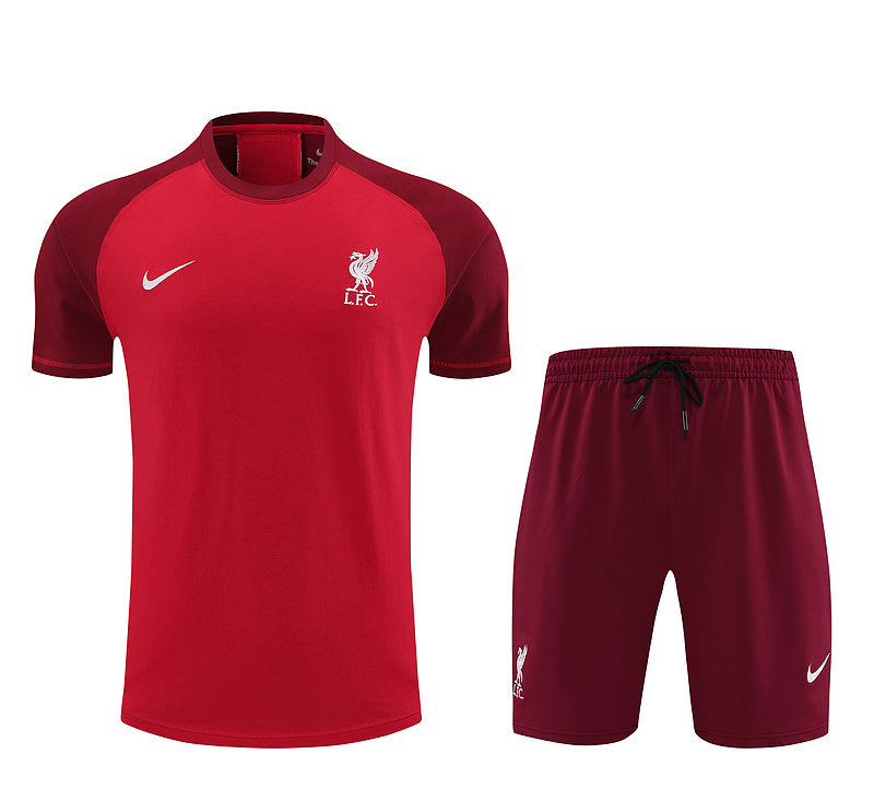 Conjunto Liverpool Treino 100% Algodão - Modelo Torcedor