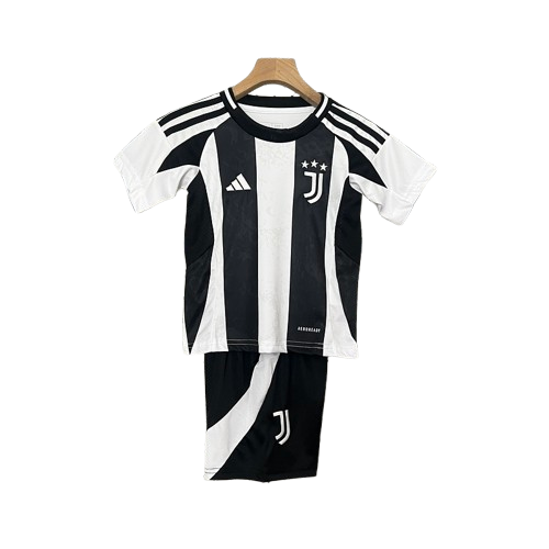 Conjunto Infantil Juventus l 2024/25 Listrado - Modelo Torcedor