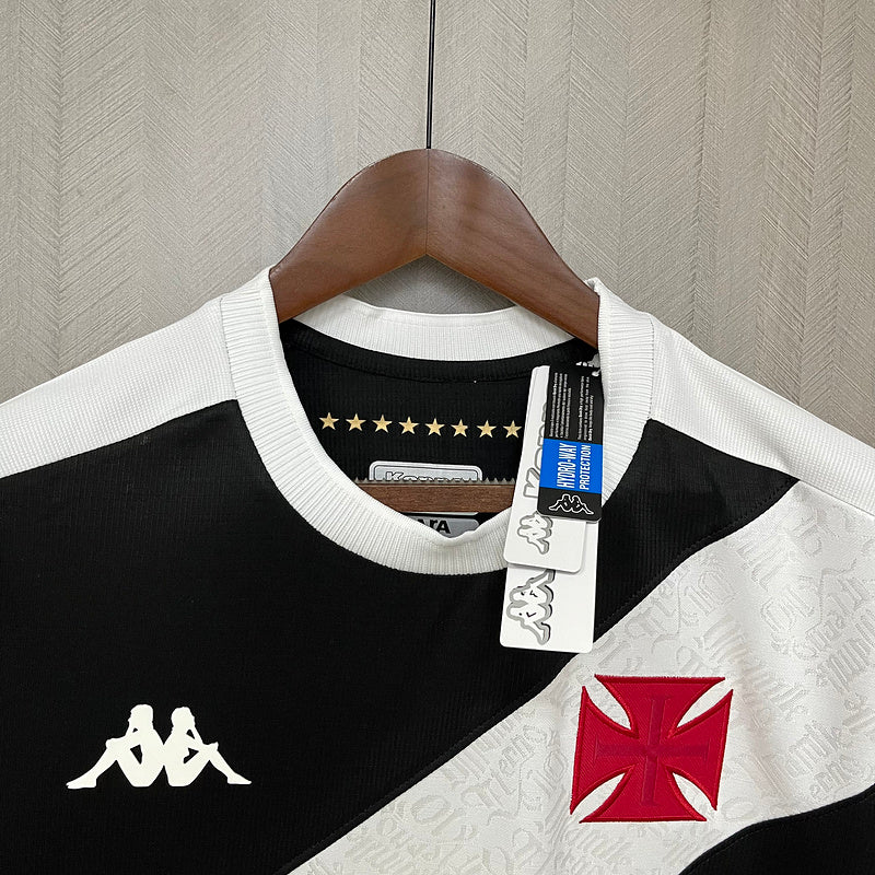 Camisa Manga Longa Vasco da Gama l 2024/25 Preta - Modelo Torcedor