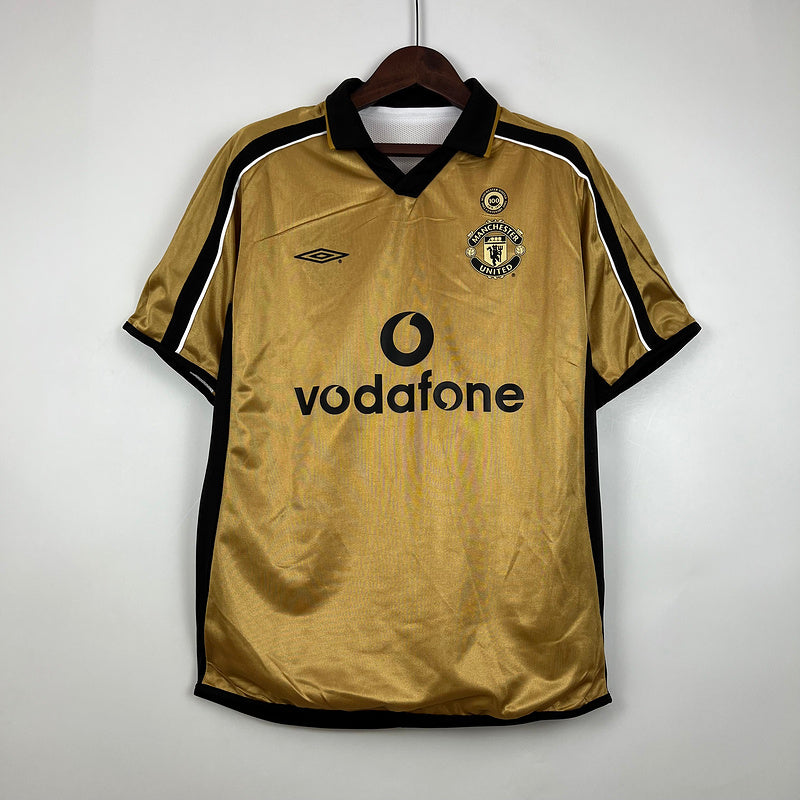 Camisa Retrô Manchester United 100 Anos - Dupla Face