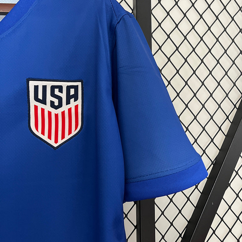 Camisa Seleção Estados Unidos ll 2024 Azul - Modelo Torcedor