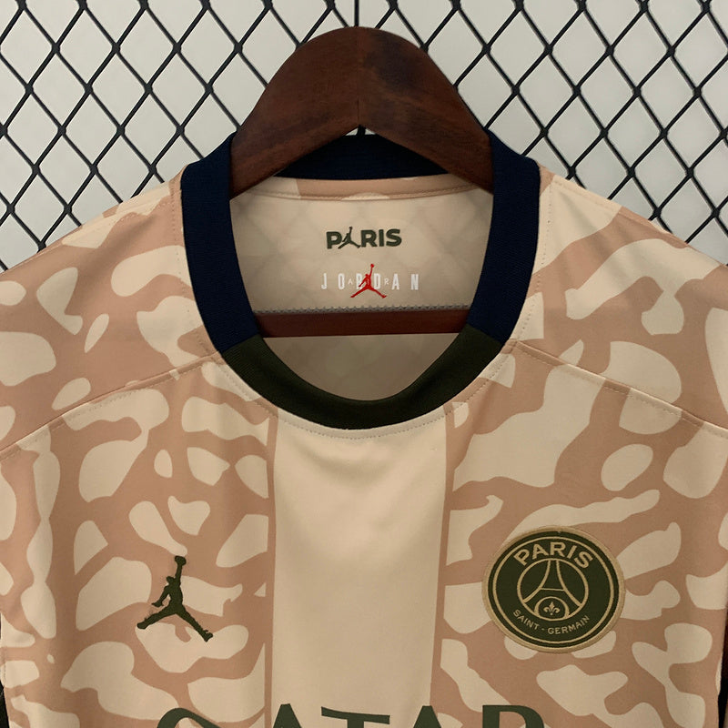 Camisa PSG lV 2023/24 Bege - Modelo Torcedor