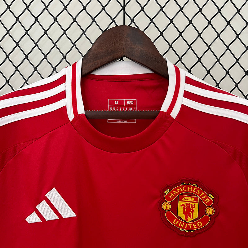 Camisa Manchester United l 2024/25 Vermelha - Modelo Torcedor