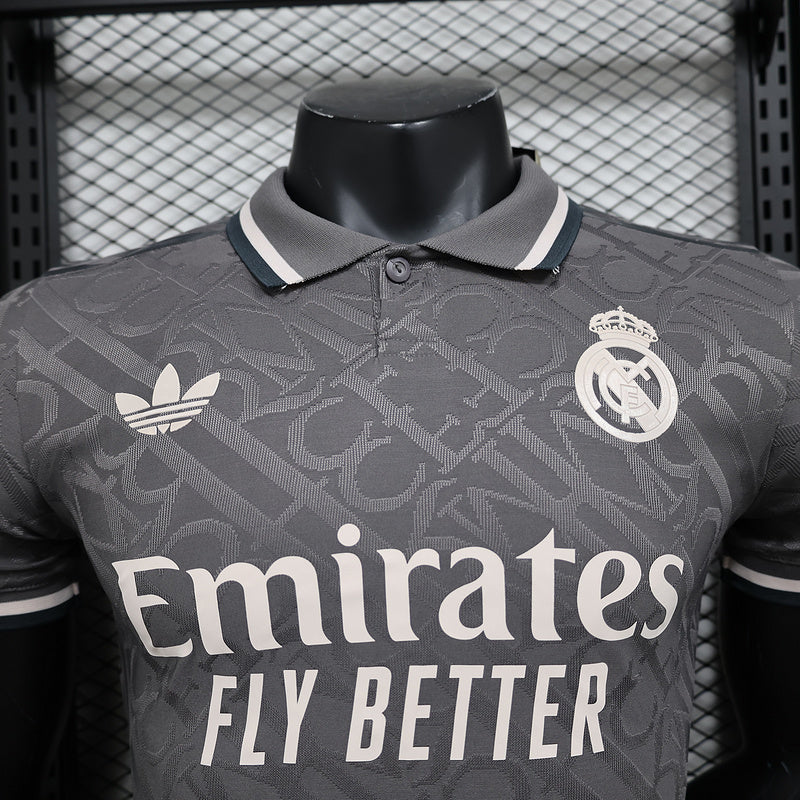 Camisa Real Madrid lll 2024/25 Preta - Modelo Jogador