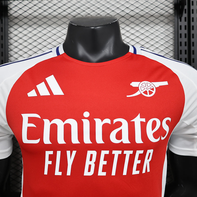 Camisa Arsenal l 2024/25 Vermelha - Modelo Jogador